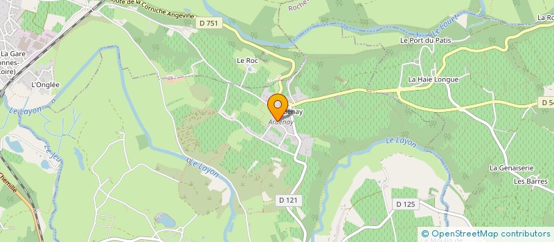 localisation de l'entreprise MONSIEUR ANTOINE AGUILAS  CHAUDEFONDS-SUR-LAYON