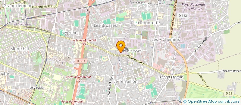 localisation de l'entreprise MONSIEUR ANTOINE AJBOUNI  VAULX-EN-VELIN