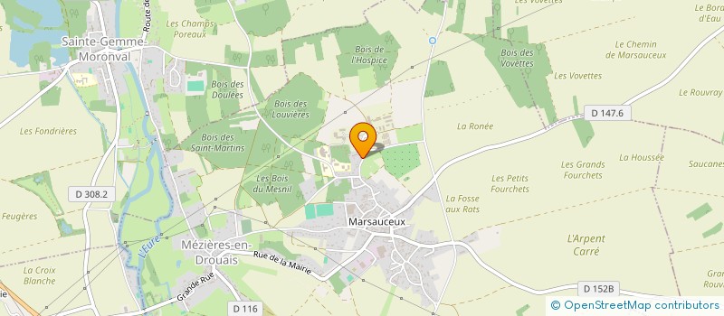 localisation de l'entreprise MONSIEUR ANTOINE AKKAOUI à MEZIERES-EN-DROUAIS