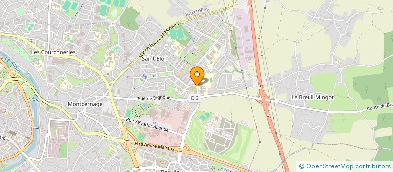 localisation de l'entreprise MONSIEUR ANTOINE AKOULI à POITIERS