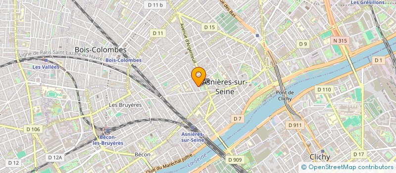localisation de l'entreprise MONSIEUR ANTOINE ALBERTINI à ASNIERES-SUR-SEINE
