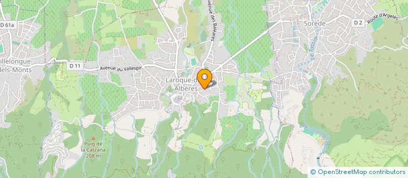 localisation de l'entreprise MONSIEUR ANTOINE ALCANTARA  LAROQUE-DES-ALBERES