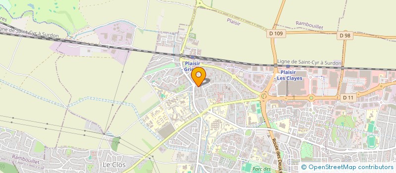 localisation de l'entreprise MONSIEUR ANTOINE ALVES  PLAISIR