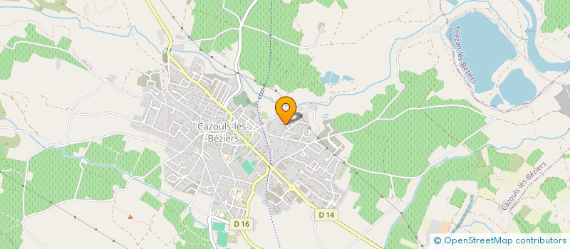 localisation de l'entreprise MONSIEUR ANTOINE AMADOR  CAZOULS-LES-BEZIERS