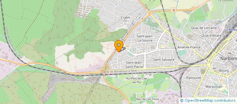 localisation de l'entreprise MONSIEUR ANTOINE AMADOR  NARBONNE