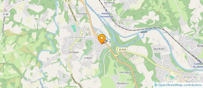 localisation de l'entreprise MONSIEUR ANTOINE AMILIBIA  LARRESSORE