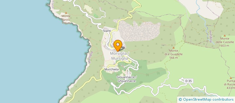 localisation de l'entreprise MONSIEUR ANTOINE AMORINI  MORSIGLIA