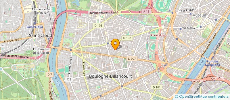 localisation de l'entreprise MONSIEUR ANTOINE ANCELIN  BOULOGNE-BILLANCOURT