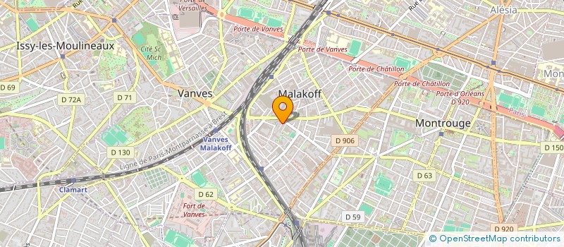 localisation de l'entreprise MONSIEUR ANTOINE ANDREMONT  MALAKOFF