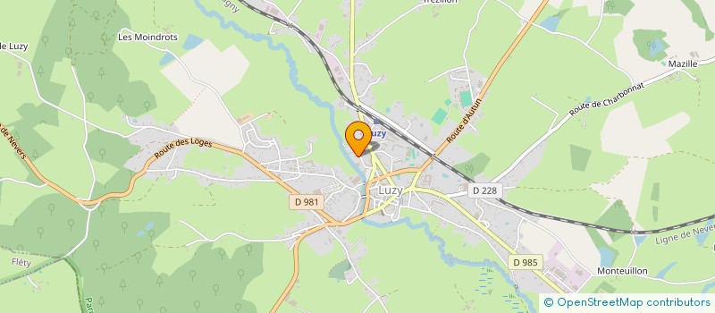 localisation de l'entreprise MONSIEUR ANTOINE ANDRIOT  LUZY