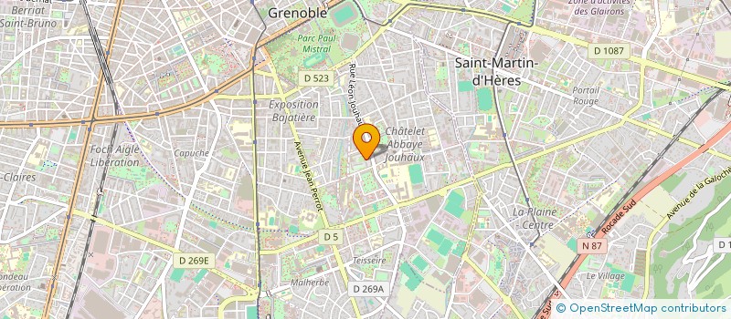 localisation de l'entreprise MONSIEUR ANTOINE ANGELLOZ-NICOUD à GRENOBLE