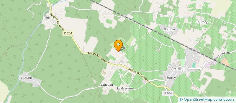 localisation de l'entreprise MONSIEUR ANTOINE ANGRAND  VERTHEUIL