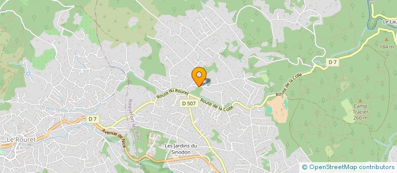 localisation de l'entreprise MONSIEUR ANTOINE ANNET  ROQUEFORT-LES-PINS