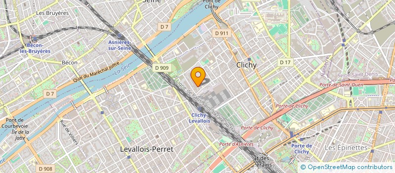 localisation de l'entreprise MONSIEUR ANTOINE ANTOINE LEMARIE à CLICHY
