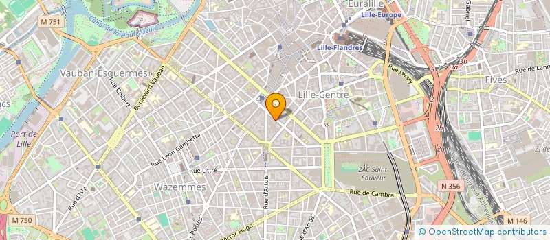 localisation de l'entreprise MONSIEUR ANTOINE ANTOINE LESTARQUIS  LILLE