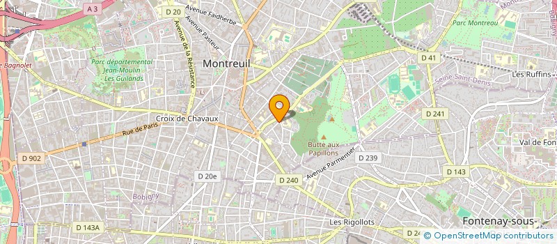 localisation de l'entreprise MONSIEUR ANTOINE ANTOINE PROVOST à MONTREUIL