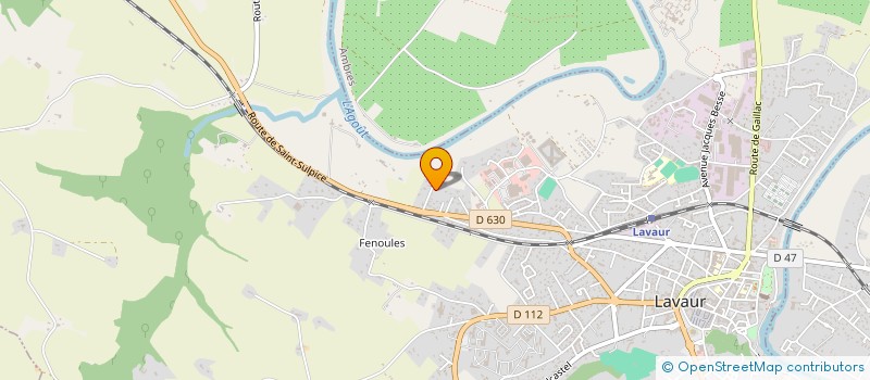 localisation de l'entreprise MONSIEUR ANTOINE ARAGON  LAVAUR