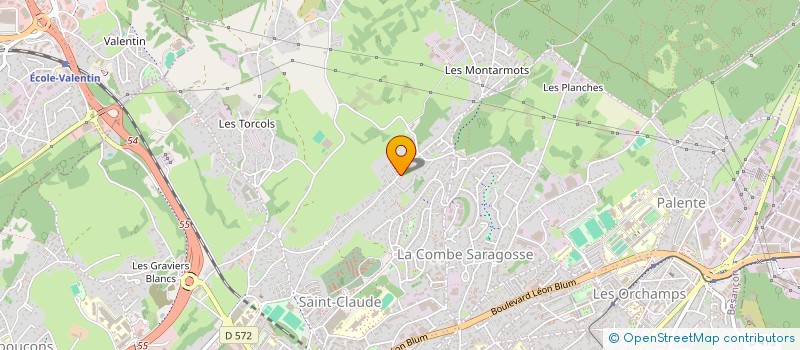 localisation de l'entreprise MONSIEUR ANTOINE ARANDA à BESANCON