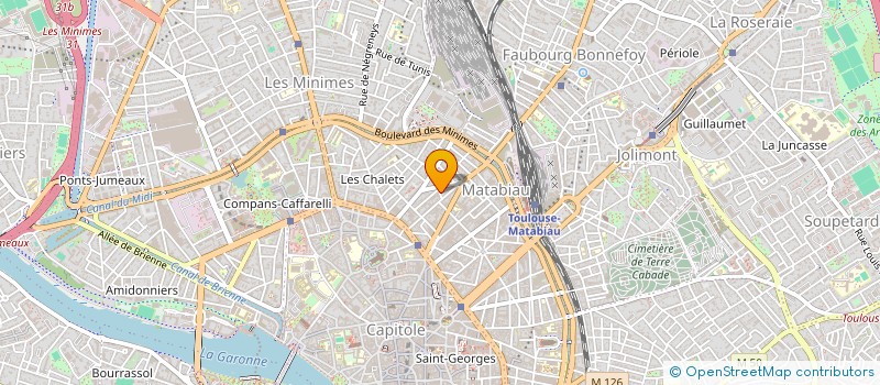 localisation de l'entreprise MONSIEUR ANTOINE ARANDA  TOULOUSE