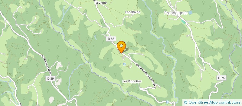 localisation de l'entreprise MONSIEUR ANTOINE ARIZTIA  PRENDEIGNES