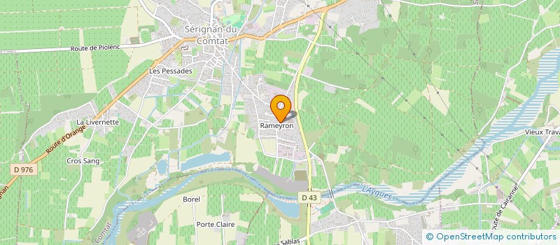 localisation de l'entreprise MONSIEUR ANTOINE ARNAUD  SERIGNAN-DU-COMTAT