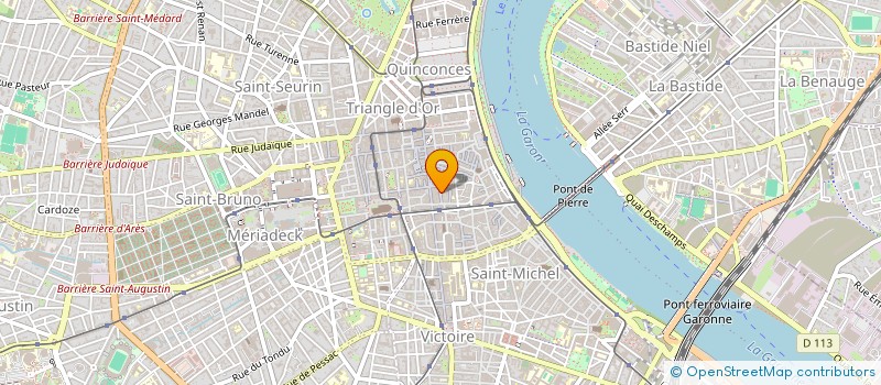 localisation de l'entreprise MONSIEUR ANTOINE ARNAUD  BORDEAUX