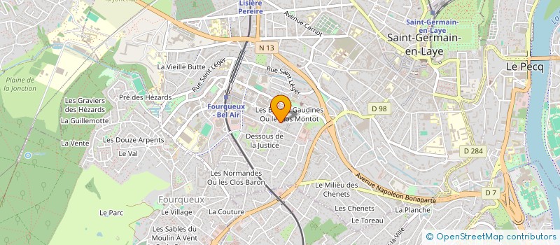 localisation de l'entreprise MONSIEUR ANTOINE ARNAULD  SAINT-GERMAIN-EN-LAYE