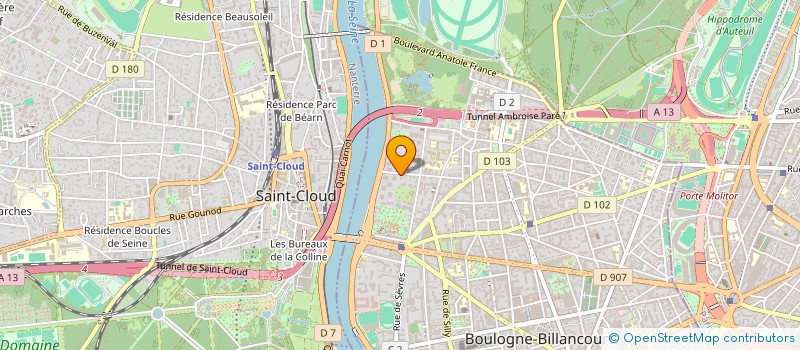 localisation de l'entreprise MONSIEUR ANTOINE ARNOUX à BOULOGNE-BILLANCOURT
