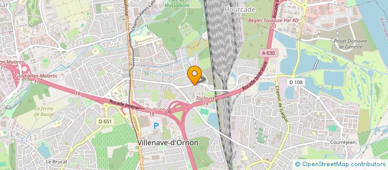 localisation de l'entreprise MONSIEUR ANTOINE ARRICAU  VILLENAVE-D'ORNON