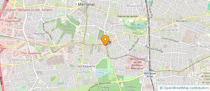 localisation de l'entreprise MONSIEUR ANTOINE ARRIVE  MERIGNAC