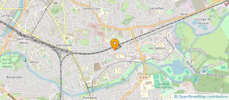 localisation de l'entreprise MONSIEUR ANTOINE AUBIER  LE MANS