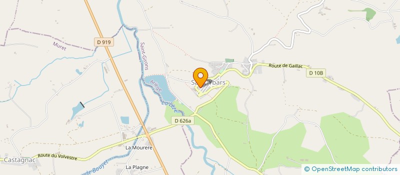 localisation de l'entreprise MONSIEUR ANTOINE AUBRY à SAINT-YBARS