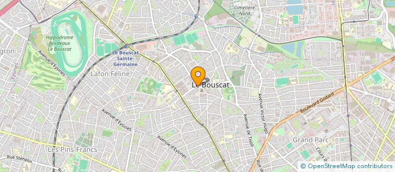 localisation de l'entreprise MONSIEUR ANTOINE AUDEBERT à LE BOUSCAT