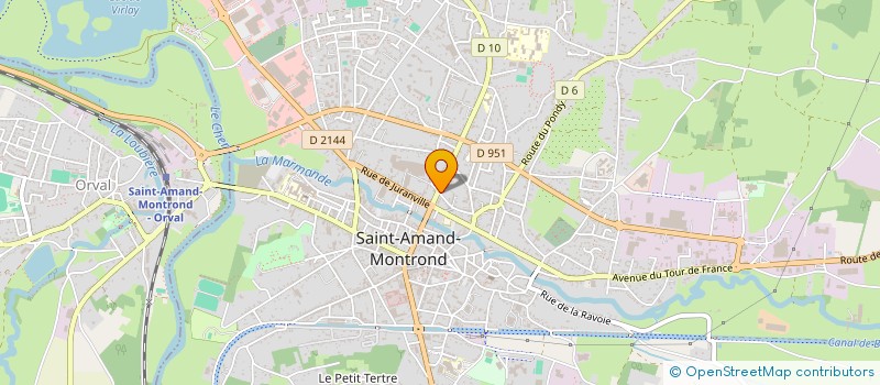 localisation de l'entreprise MONSIEUR ANTOINE AUTISSIER  SAINT-AMAND-MONTROND