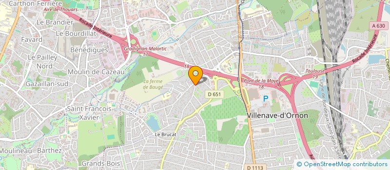 localisation de l'entreprise MONSIEUR ANTOINE AZAIE à VILLENAVE-D'ORNON