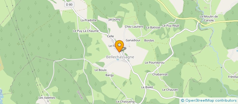 localisation de l'entreprise MONSIEUR ANTOINE AZAR à SORNAC