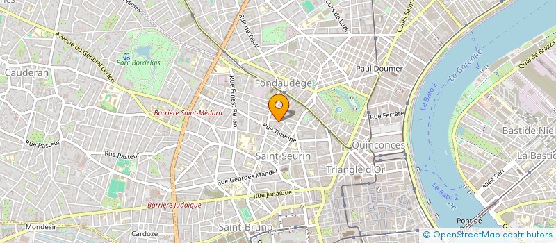 localisation de l'entreprise MONSIEUR ANTOINE BADIE  BORDEAUX