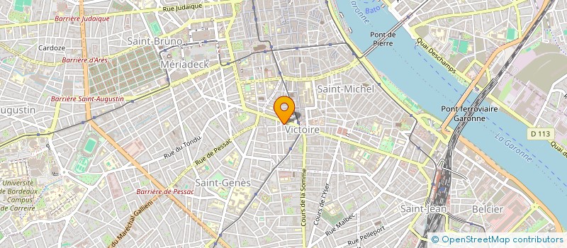 localisation de l'entreprise MONSIEUR ANTOINE BAGAU à BORDEAUX