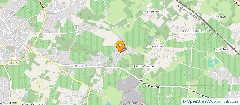 localisation de l'entreprise MONSIEUR ANTOINE BAHUAUD à VERTOU
