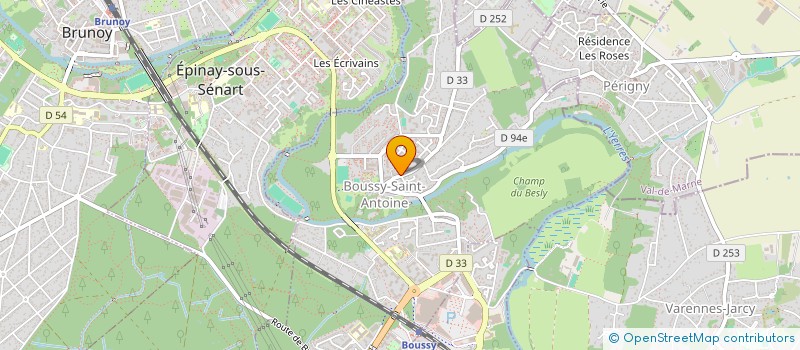 localisation de l'entreprise MONSIEUR ANTOINE BAILLON  BOUSSY-SAINT-ANTOINE