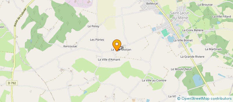 localisation de l'entreprise MONSIEUR ANTOINE BAIRIOT à LE MENE