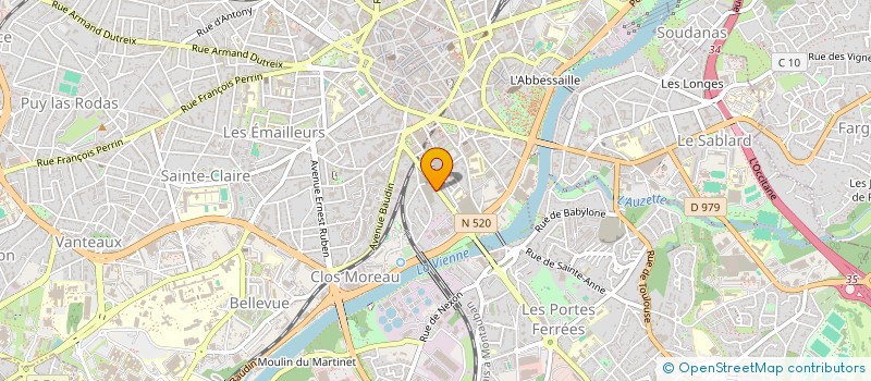 localisation de l'entreprise MONSIEUR ANTOINE BALAY à LIMOGES