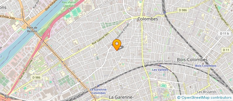 localisation de l'entreprise MONSIEUR ANTOINE BALDASSI à COLOMBES