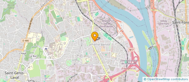 localisation de l'entreprise MONSIEUR ANTOINE BALIGAND  OULLINS-PIERRE-BENITE