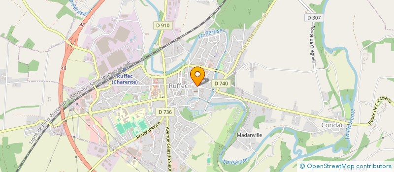 localisation de l'entreprise MONSIEUR ANTOINE BALLET  RUFFEC