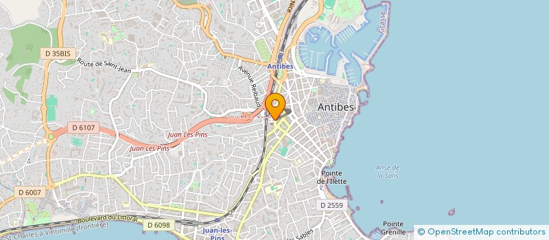 localisation de l'entreprise MONSIEUR ANTOINE BALZAMO à ANTIBES