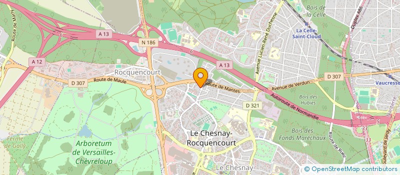 localisation de l'entreprise MONSIEUR ANTOINE BARBET  LE CHESNAY-ROCQUENCOURT