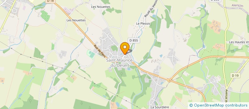 localisation de l'entreprise MONSIEUR ANTOINE BARBIER à LES MONTS-D'ANDAINE