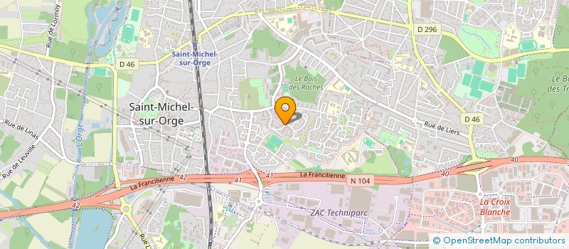 localisation de l'entreprise MONSIEUR ANTOINE BARBIER  SAINT-MICHEL-SUR-ORGE