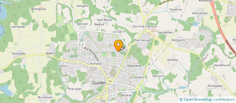 localisation de l'entreprise MONSIEUR ANTOINE BARBOTIN  GUIDEL